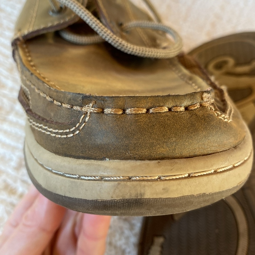 Margaritaville Mens Leather Loafers Size 12 - Picture 9 of 12